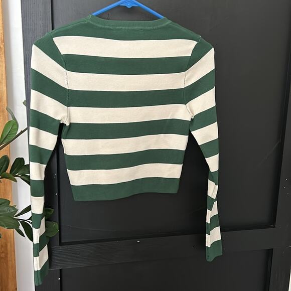 Zara Cropped ribbed knit sweater. Size M - Picture 4 of 11